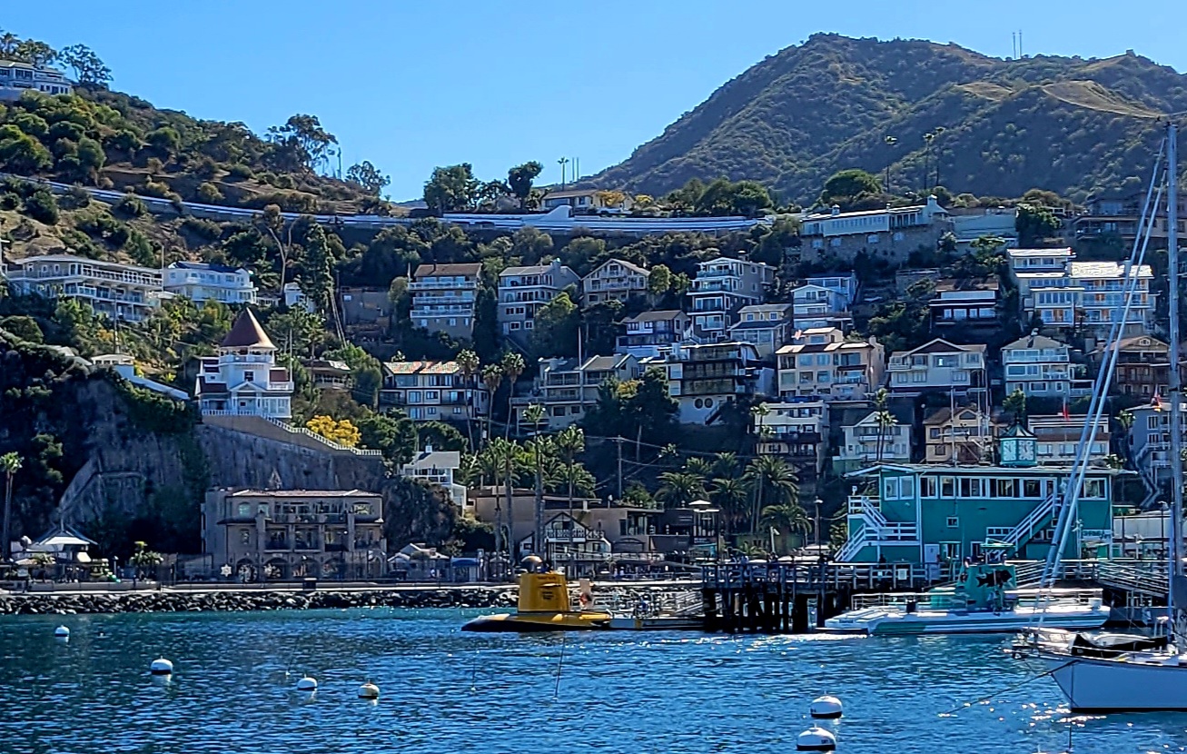 Approaching Catalina Island